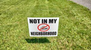 Lawn sign